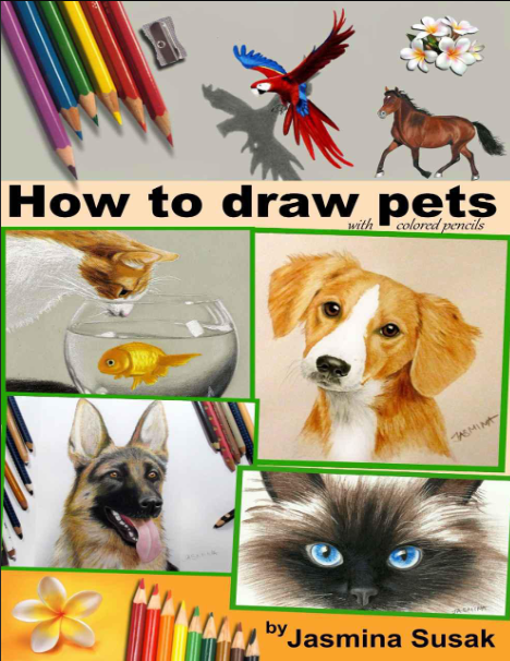 How to draw Pets: with colored pencils